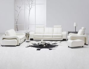 Sala minimalista branca